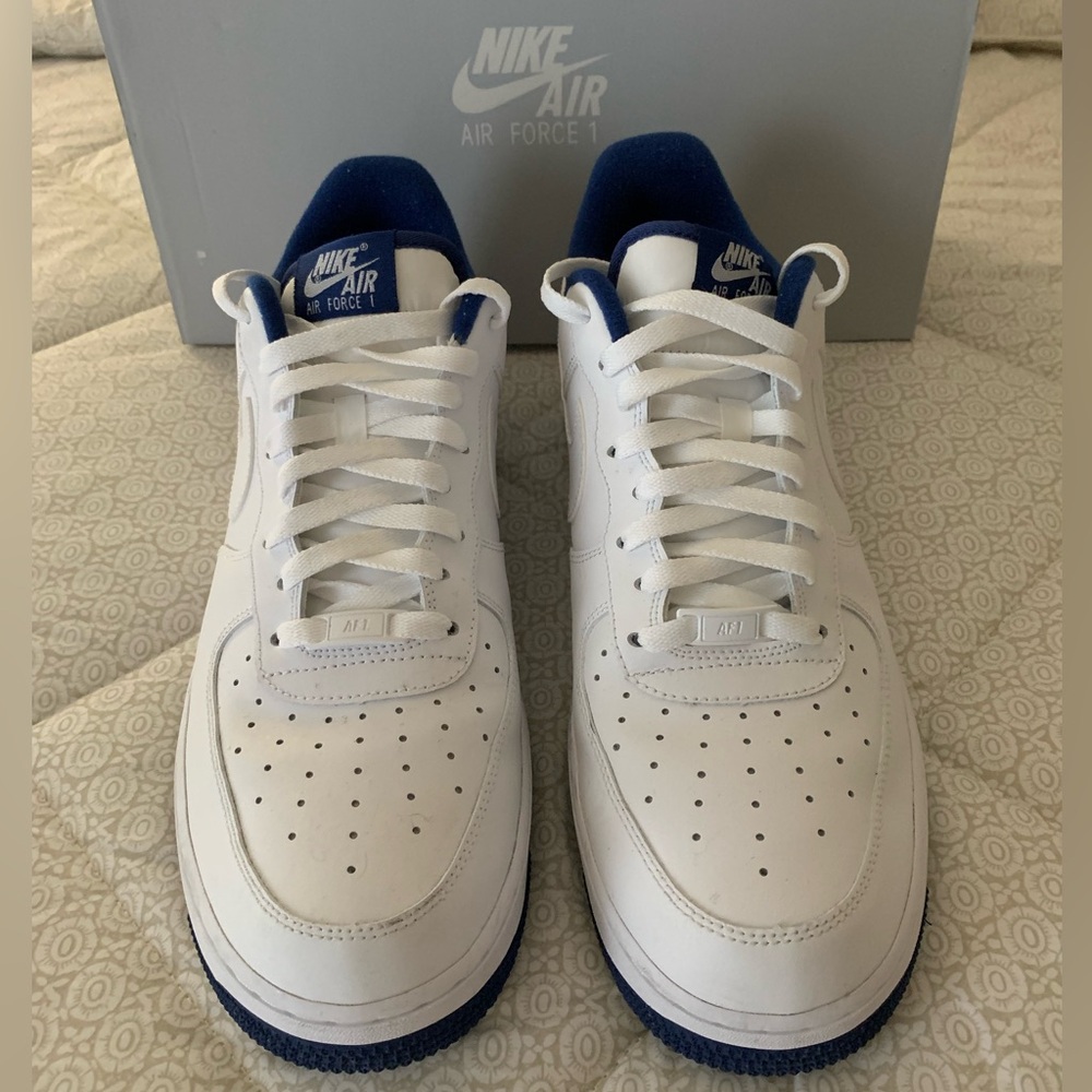Nike Air Force 1 shoes. Size 12 men’s, 13.5 women’s.
